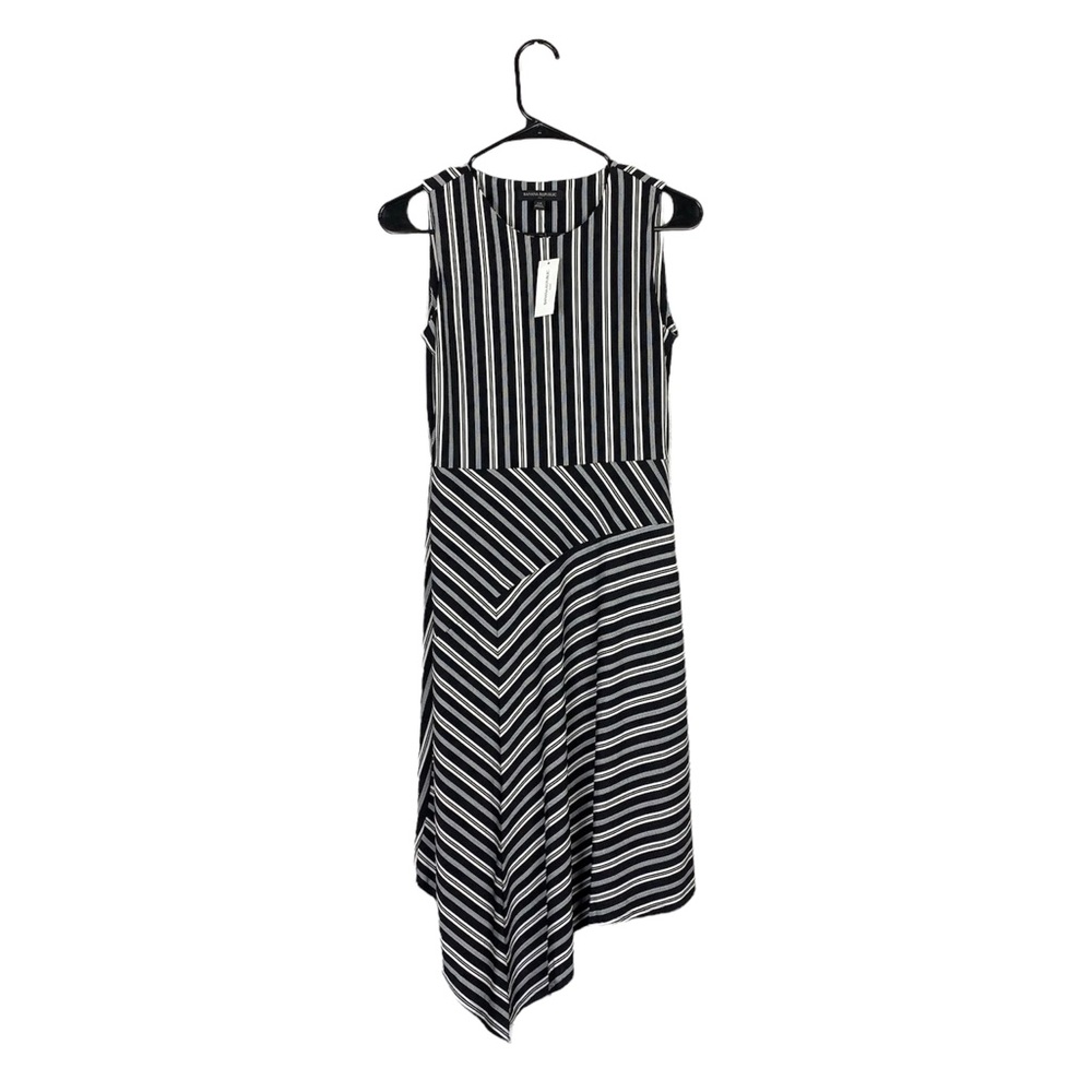 NWT Banana Republic striped asymmetrical dress size xs